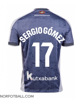 Billige Fotballdrakt Real Sociedad Sergio Gomez #17 Replika Bortedrakt 2025-26 Kortermet Billige Fotballdrakt Real Sociedad Sergio Gomez #17 Replika Bortedrakt 2025-26 Kortermet